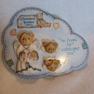 Brooch And Earing Set Cherished Teddies 1996 Priscilla Hillman 1996